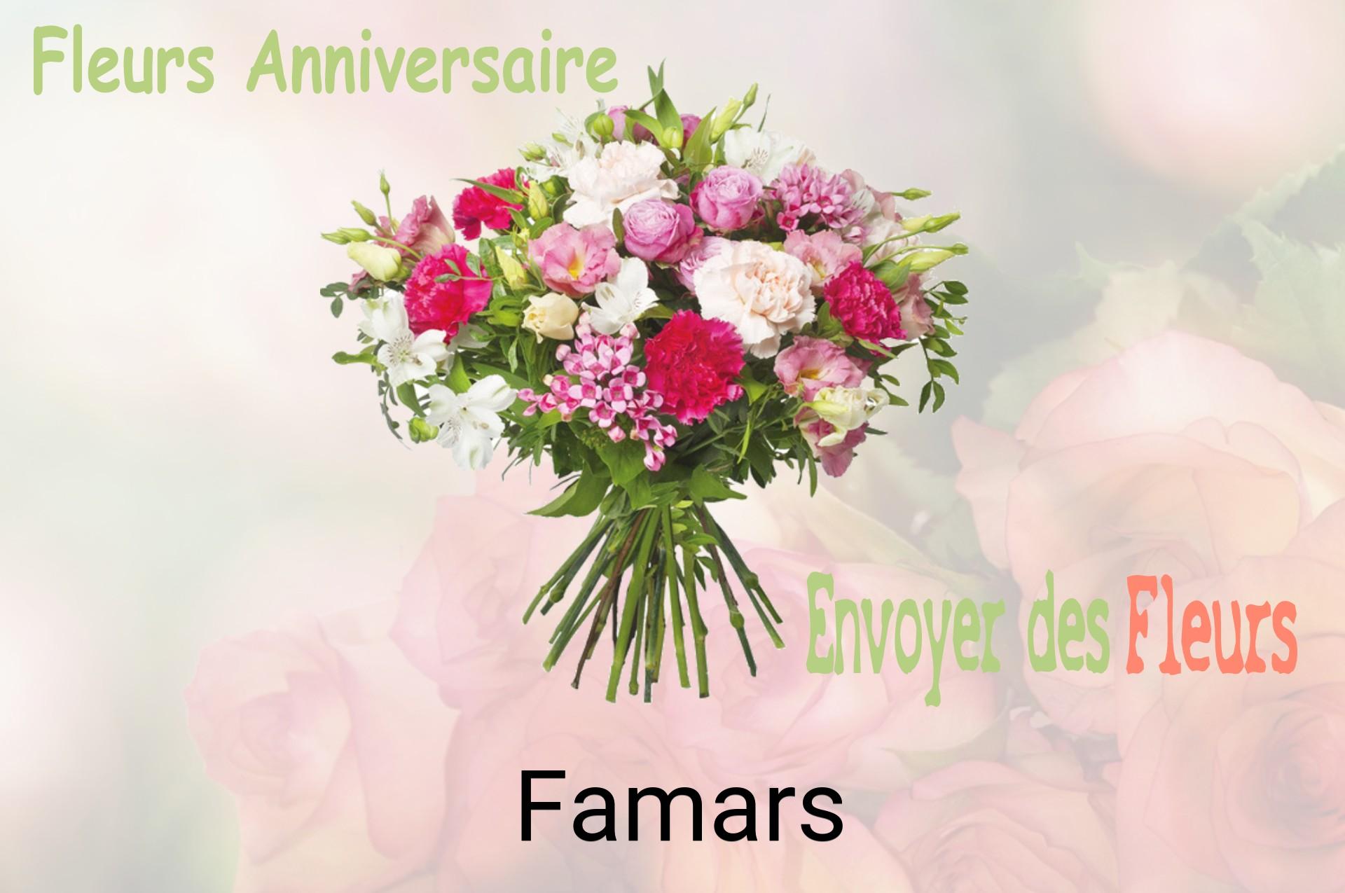 Bouquet de fleurs d’anniversaire livré à Famars
